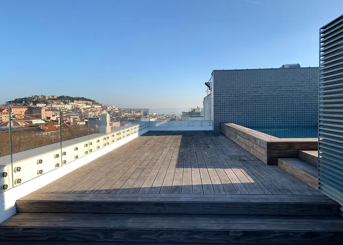 Apartment New!! Luxury Avenida Da Liberdade Flat- With Rooftop And Pool