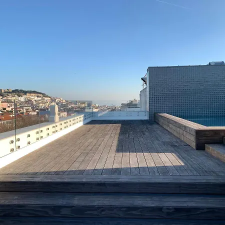 Daire New!! Luxury Avenida Da Liberdade Flat- With Rooftop And Pool